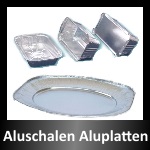 Aluminiumschalen, Alu-Behï¿½lter, Servierplatten, Alu-Platten, Alu-Schalen